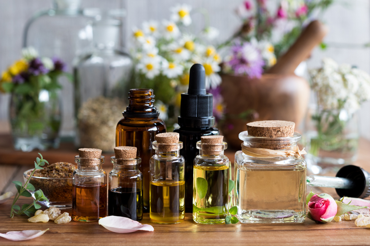 DIY essential oil perfume