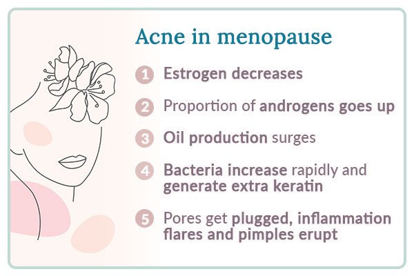Acne in menopause: how hormonal changes trigger acne